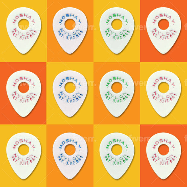 Complete Moshay Pick Sampler Pack - All 12 Pick Sizes and Thicknesses - SKU 116