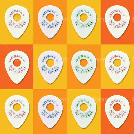 Complete Moshay Pick Sampler Pack - All 12 Pick Sizes and Thicknesses - SKU 116